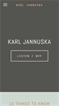 Mobile Screenshot of karljannuska.com
