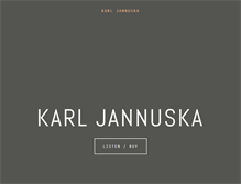 Tablet Screenshot of karljannuska.com